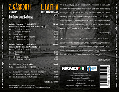 Trio Concertante Budapest – Hungaroton HCD 32949